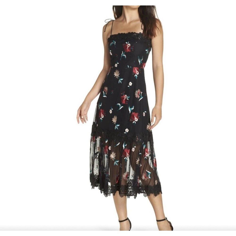 BB Dakota RSVP Let's Dance Mesh Midi Dress